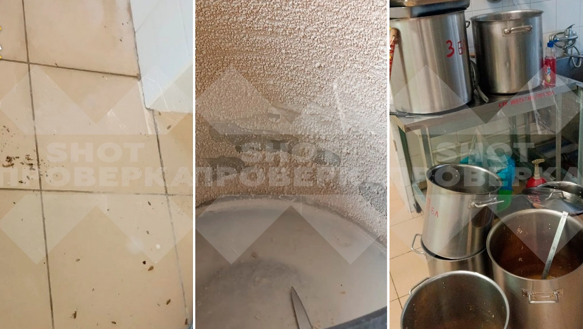 Антисанитария в детских садах Одинцово. Фото © Telegram / SHOT ПРОВЕРКА