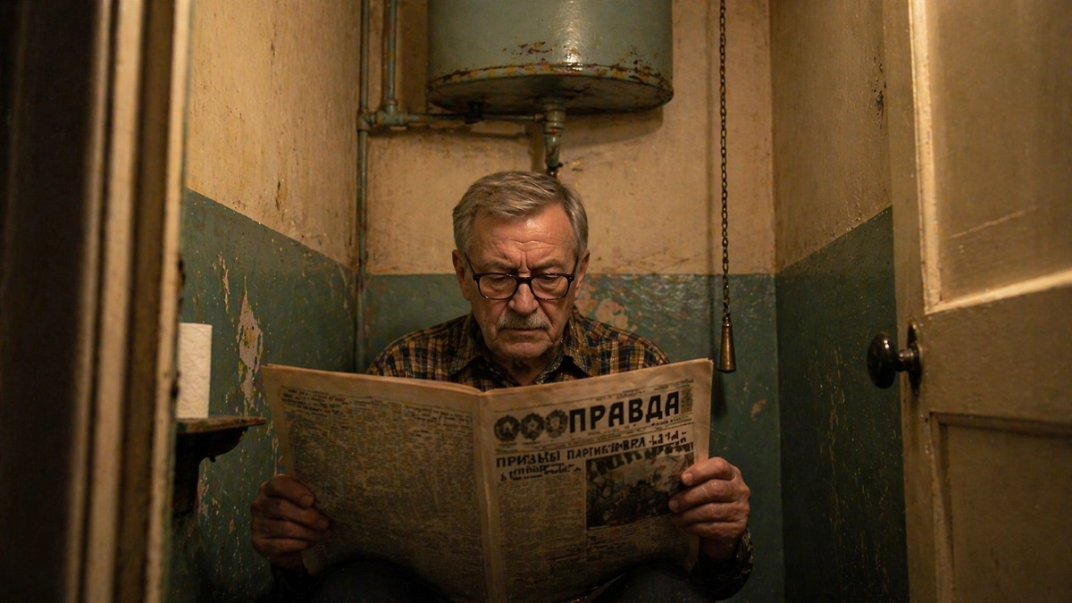 Почему в СССР были такие странные унитазы? Фото © ChatGPT / Карина Морозова