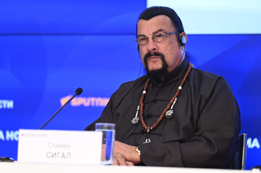 Актёр и продюсер Стивен Сигал. Фото © РИА «Новости» / Нина Зотина