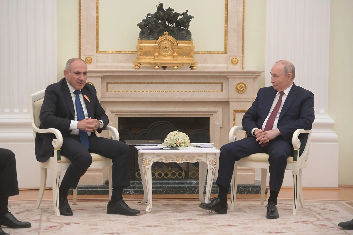 Визит премьер-министра Армении Никола Пашиняна в Москву. Фото © Life.ru