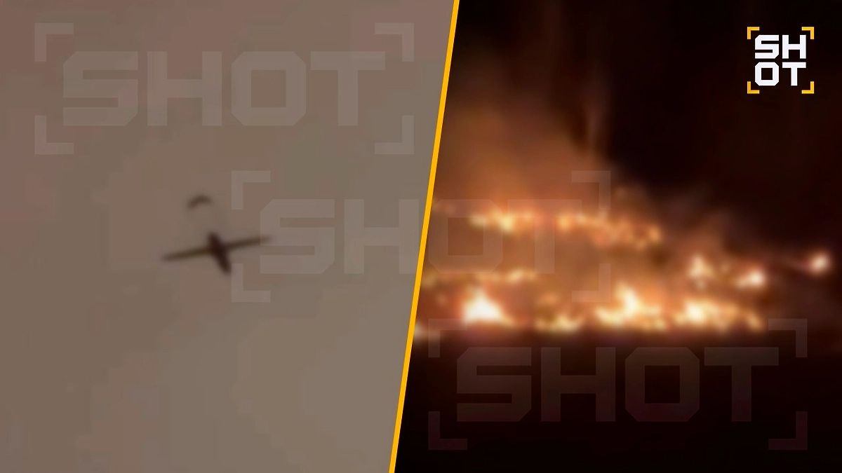 Беспилотники атаковали Тольятти. Фото © Telegram / SHOT