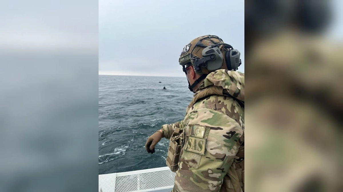 У черноморского побережья Турции уничтожили мину. Фото © Х /T.C. Millî Savunma Bakanlığı