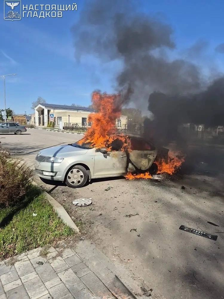 Последствия атаки ВСУ на Белгородскую область.Фото © Telegram /Настоящий Гладков