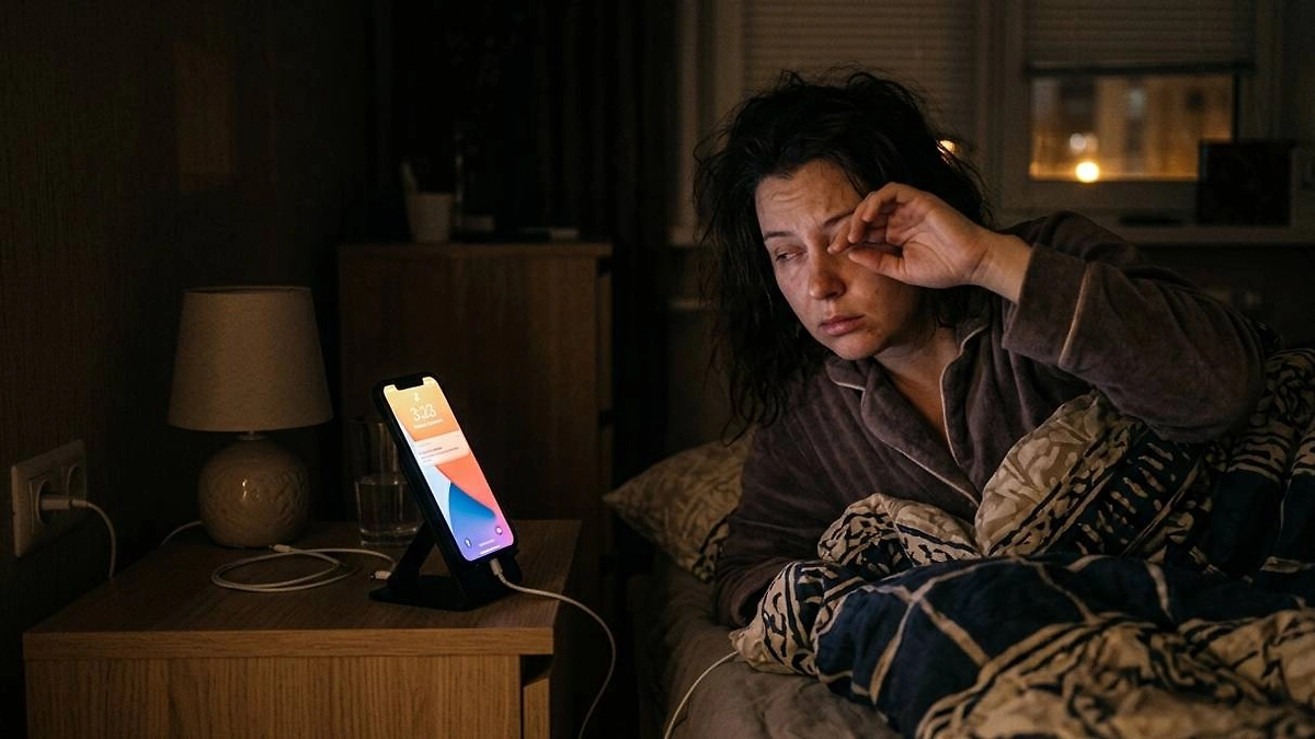 5 причин перестать заряжать смартфон на прикроватной тумбочке. Фото ©&nbsp;Nano Banana AI