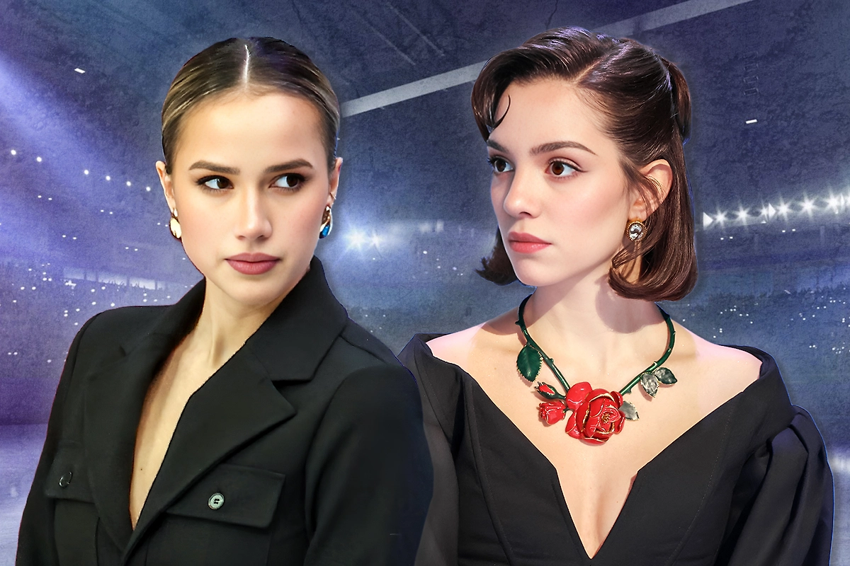 Медведева разнесла Загитову оценками на глазах у всей страны. Коллаж © Life.ru. Обложка © ТАСС / Сергей Бобылев, Валерий Шарифулин, © Freepik / viarprodesign