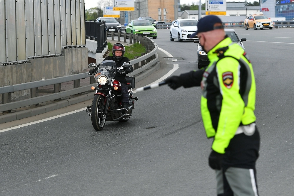 Рейды ГИБДД для мотоциклистов в 2026-м. Фото ©&nbsp;РИА «Новости» / Максим Блинов