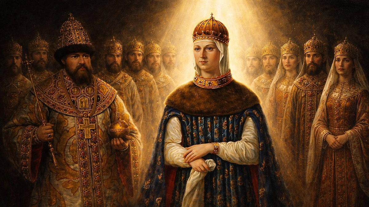 Рекордсменка Романовых: как царица Мария Милославская родила 13 детей. Обложка © Chat GPT