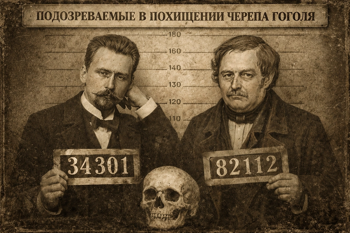 Кто и зачем похитил голову Николая Гоголя? Версии и расследование. Фото © GPTChat / Софья Кузнецова 