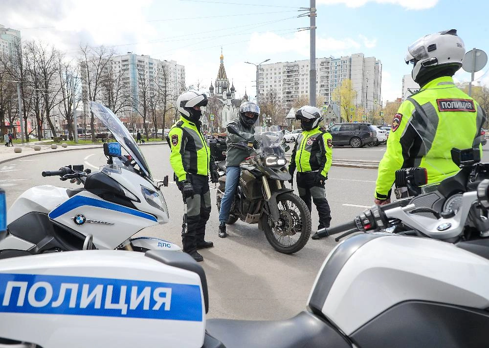 Рейды ГИБДД «Мотоциклист» в 2026 году. Фото © ТАСС / Алексей Белкин / NEWS.ru