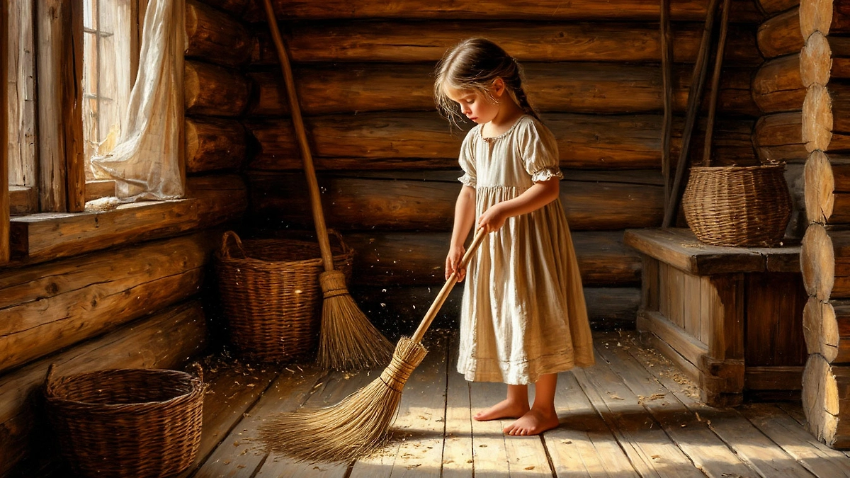 Что должна была знать и уметь крестьянская девочка, жившая в старину? Фото © «Шедеврум»