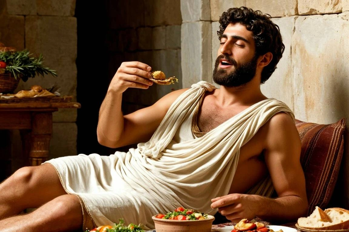 Греческие симпосии стали основой для римской традиции возлежания за столом. Фото © «Шедеврум»