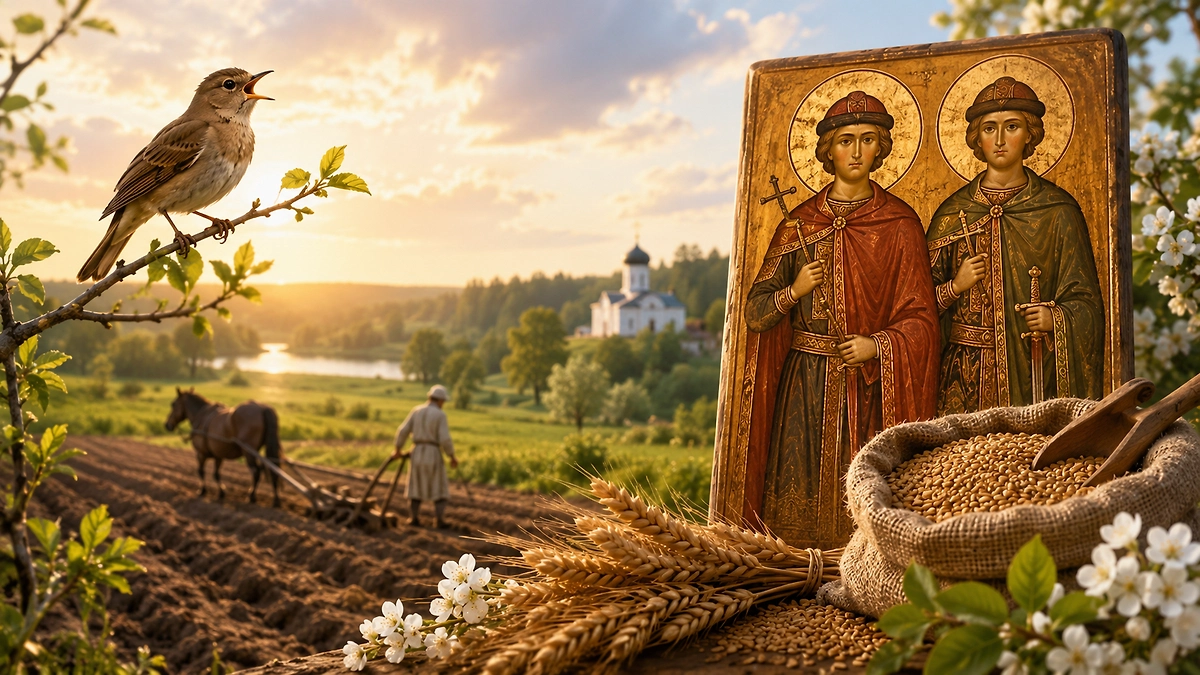 История Соловьиного дня: как появились первые русские святые Борис и Глеб? Фото © ChatGPT / Софья Кузнецова 