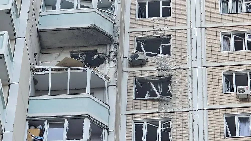 Воробьёв показал кадры последствий атаки БПЛА в Подмосковье. Фото © Telegram / Андрей Воробьёв