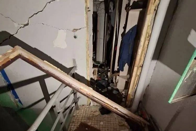 Последствия атаки БПЛА ВСУ. © Telegram / Воробьёв LIVE