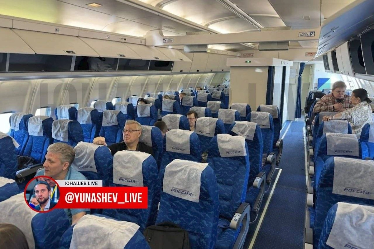 Журналист Юнашев рассказал о перелёте в Китай перед визитом Путина. Фото © Telegram / Юнашев LIVE