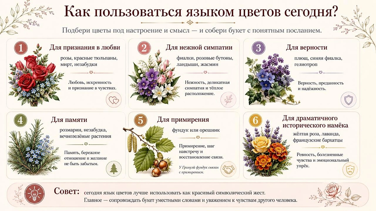 Викторианский язык цветов: как пользоваться им сегодня? Фото © ChatGPT