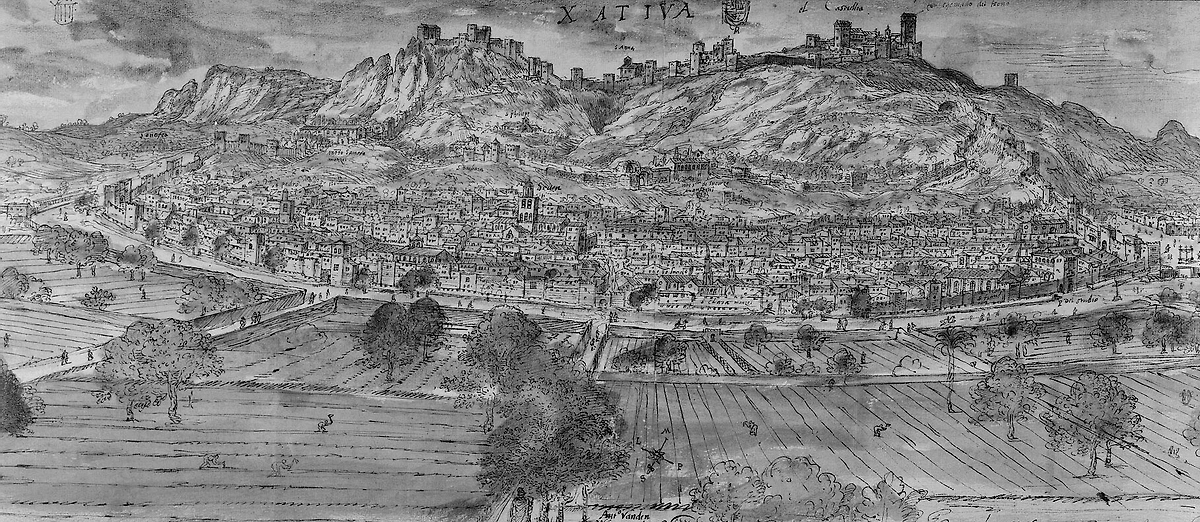 История Хативы: как испанцы мстят королю Филиппу V уже 84 года. Фото © Wikipedia / Anton van den Wyngaerde