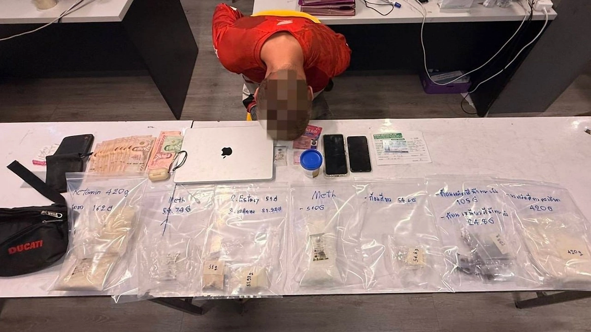 В Таиланде арестовали россиянина с наркотиками. Фото © Thai Police