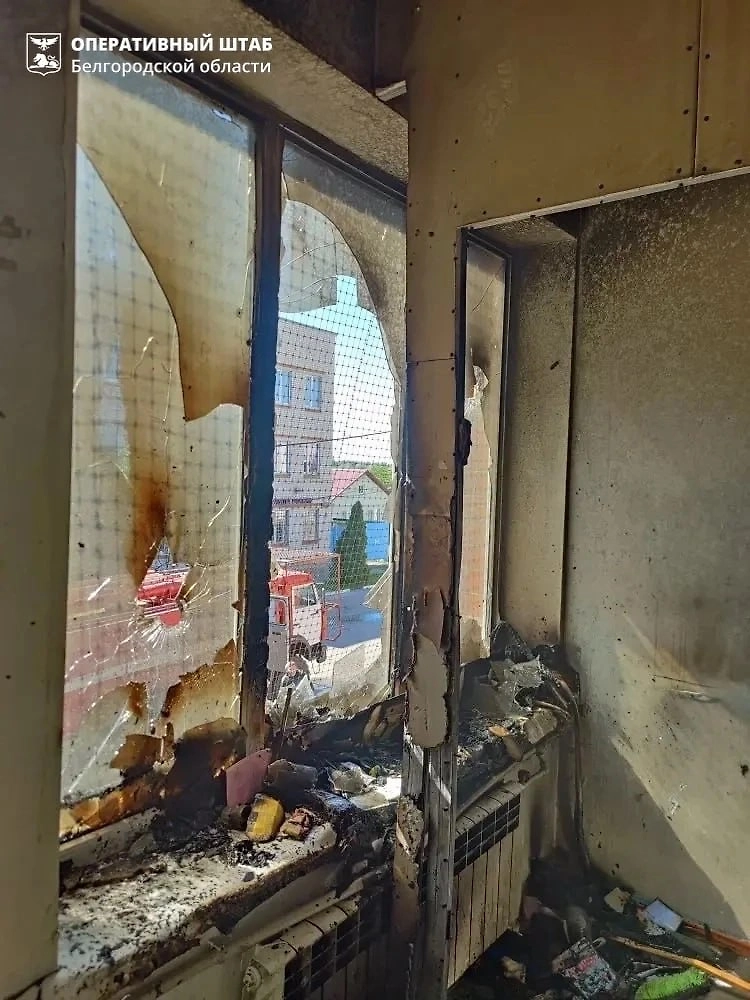 Последствия атаки на Белгородскую область. Фото © Telegram /Оперштаб Белгородской области