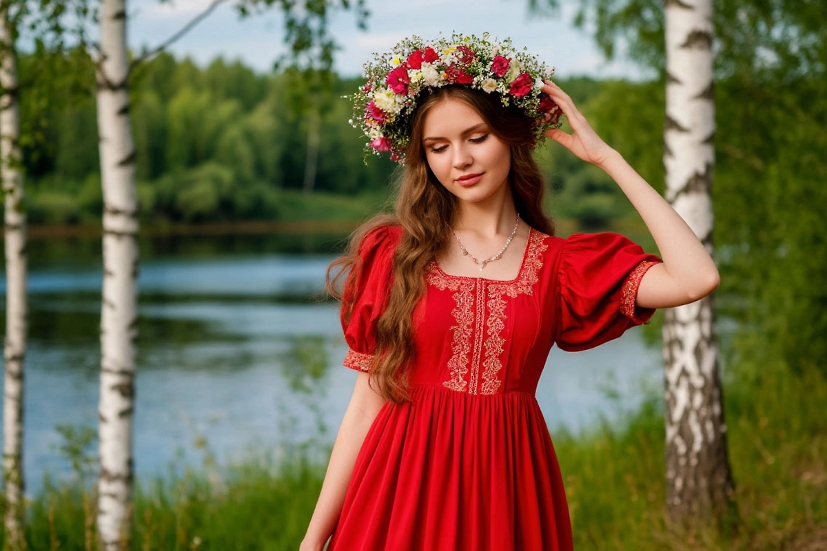 Венки на Троицу — как плели на Руси. Фото © «Шедеврум»