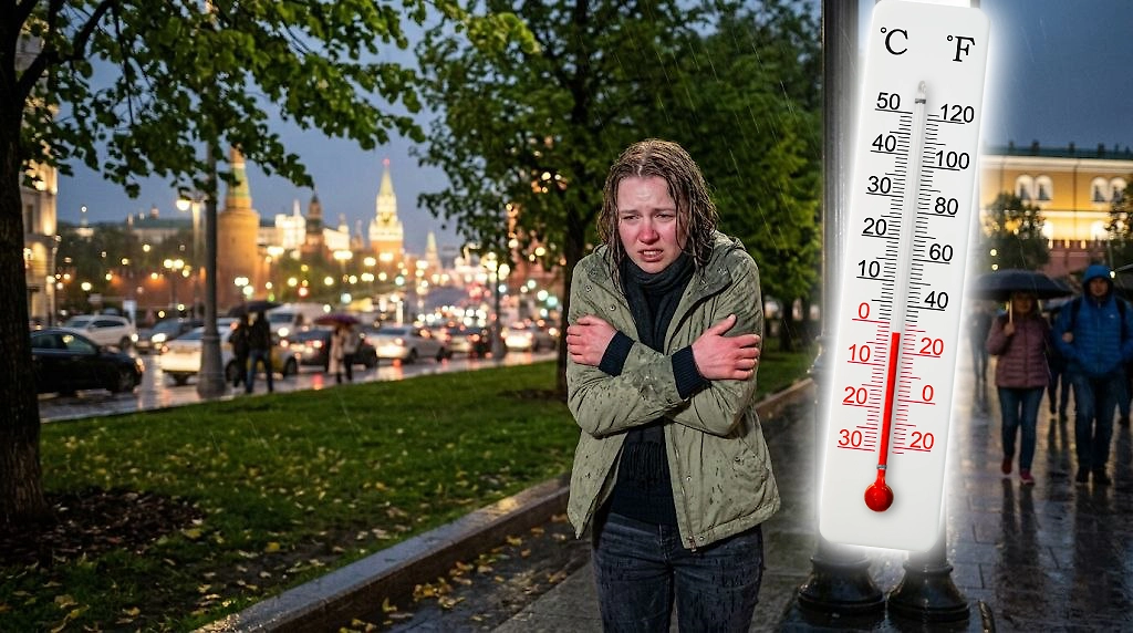 Похолодание в Москве и Подмосковье почти до 0 °C: чем опасна ночь с 29 на 30 мая. Обложка © Коллаж © Life.ru © Фото © Gemini Nano Banana, © Shutterstock / FOTODOM / Tomas Ragina