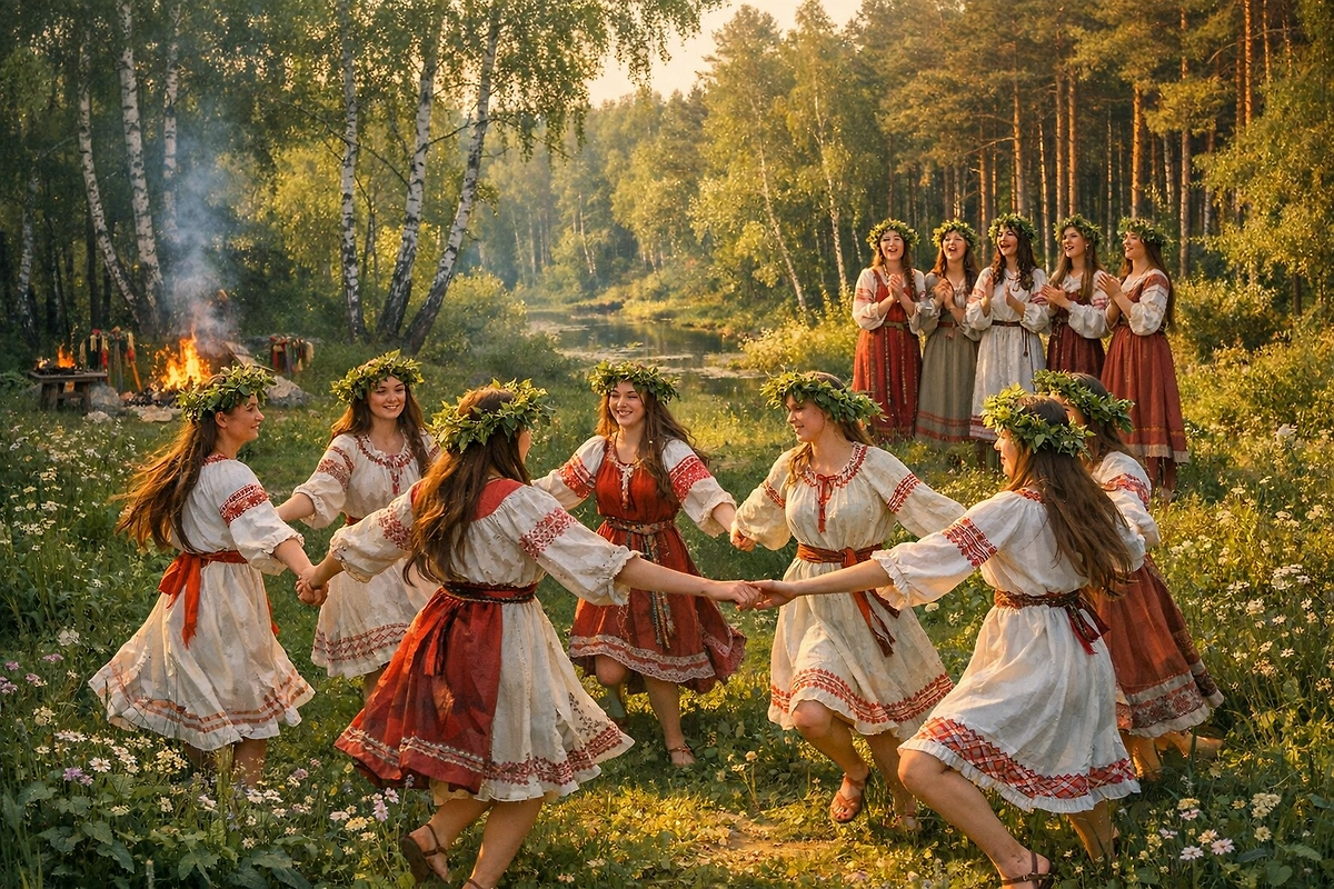 Когда Семик в 2026 году? История восточнославянского народного праздника. Фото © Chat GPT