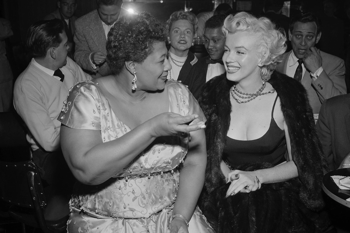 Элла Фицджеральд и Мэрилин Монро. Фото © Getty Images / Bettmann