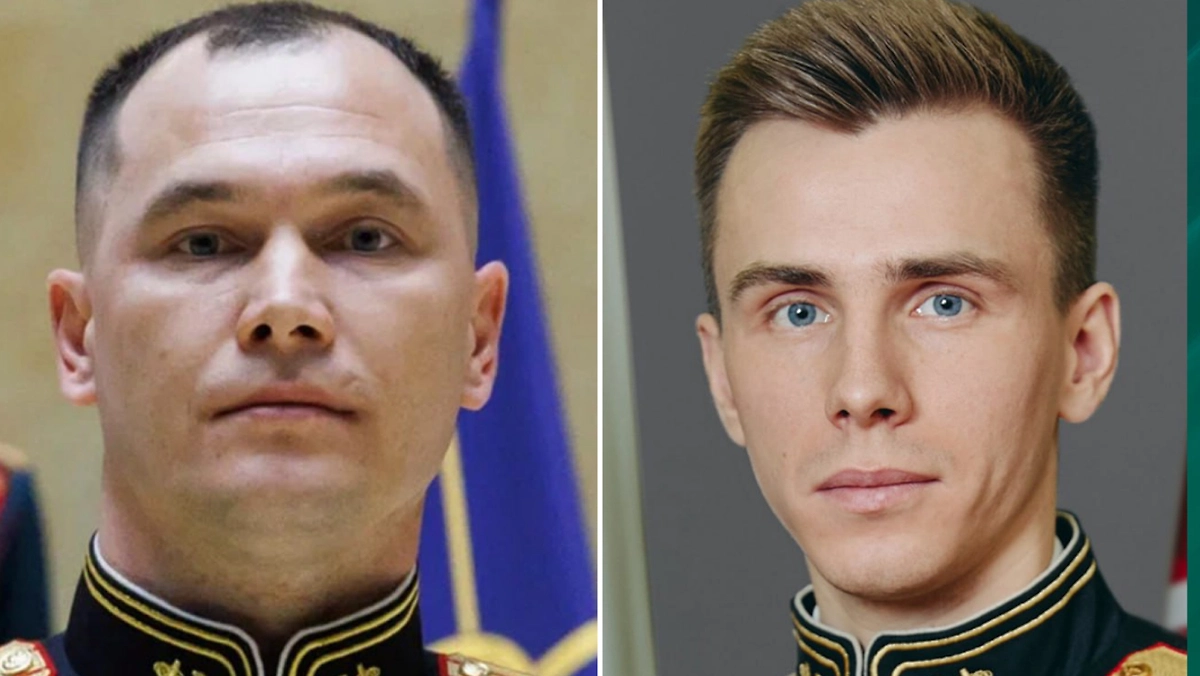 Михаил Марцев и Владислав Головин. Фото © Telegram/Минобороны России 