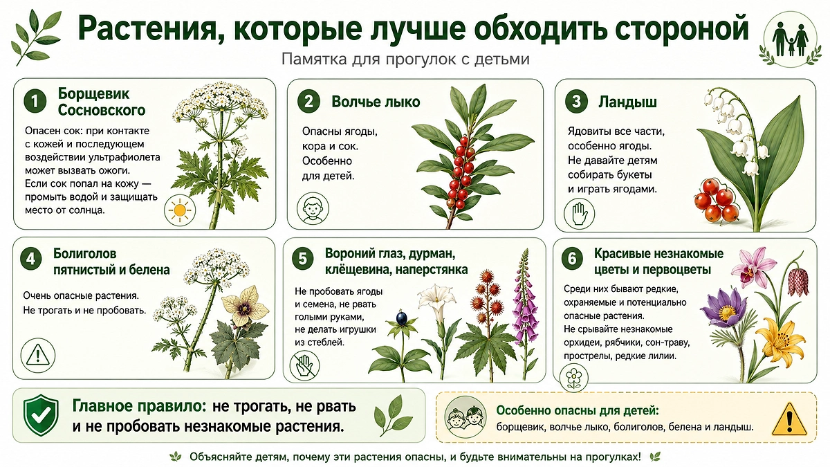 Опасные растения: какие цветы и сорняки могут навредить вашему здоровью? Топ-5 растений, которые лучшие обходить стороной. Фото © ChatGPT / Софья Кузнецова