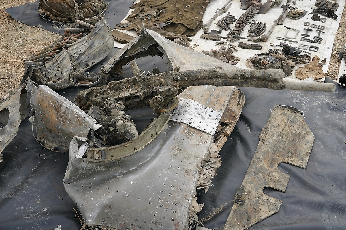 В Калининградской области обнаружили экипаж Ил-2 и останки 25 советских солдат. Фото © Правительство Калининградской области