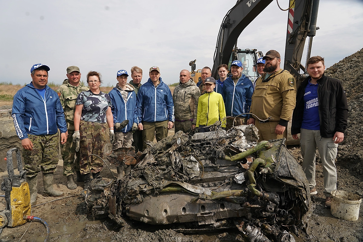 В Калининградской области обнаружили экипаж Ил-2 и останки 25 советских солдат. Фото © Правительство Калининградской области