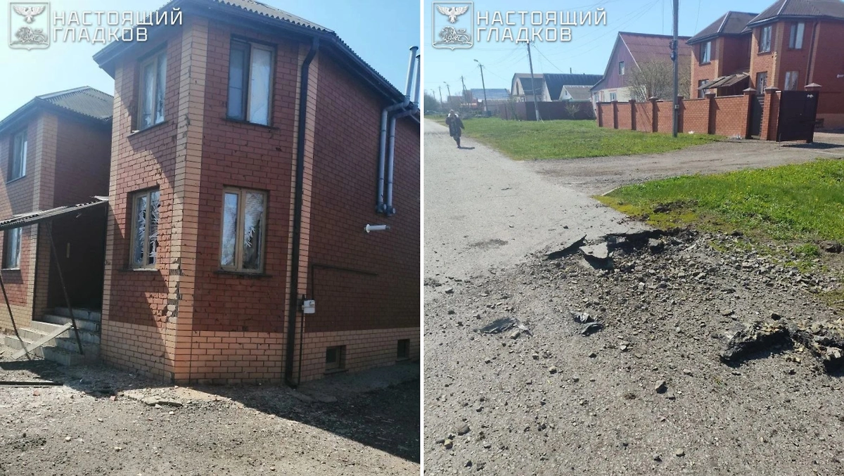 При атаке вражеских БПЛА на Белгородскую область один погибший и 7 пострадавших. Фото © Telegram / Настоящий Гладков