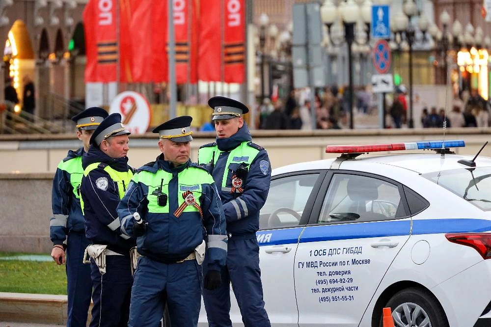 Какие улицы перекроют 9 мая 2026: карта ограничений в центре Москвы. Фото © ТАСС / Олег Елков