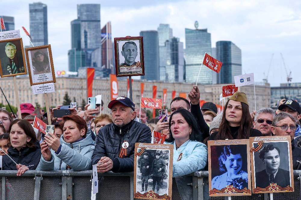 Всё, что нужно знать о мероприятиях 9 мая 2026: ответы на популярные вопросы. Фото © ТАСС / Сергей Булкин