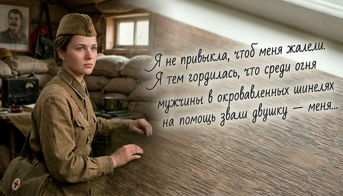 Юлия Друнина — женщина на войне: биография и стихи советской поэтессы. Фото © Gemini Nano Banana