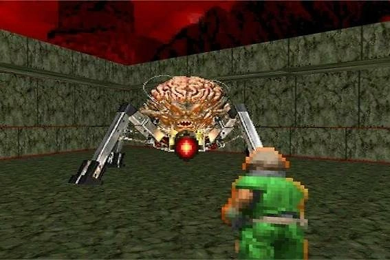 Doom: легендарный шутер 90-х на компьютере. Фото © YouTube / iPhantom3D