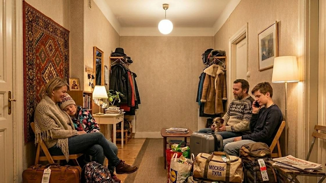 Примета, которую соблюдают все россияне, а иностранцы в шоке: зачем мы «присаживаемся на дорожку»? Фото © Gemini Nano Banana
