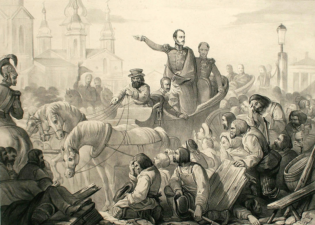 Николай I на Сенной площади: как родилась легенда об усмирении холерного бунта. Фото © Wikipedia 