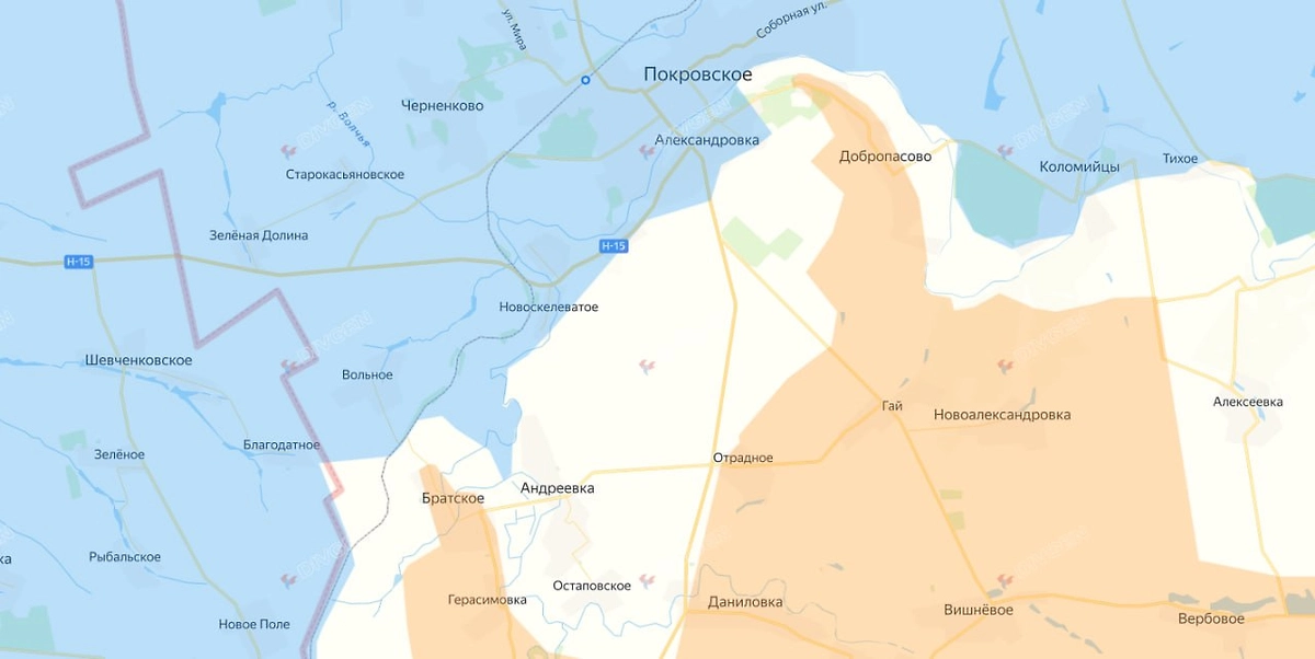 Карта СВО на 28 июня 2026 года. ВС РФ освободили Новоскелеватое. Фото © DIVGEN