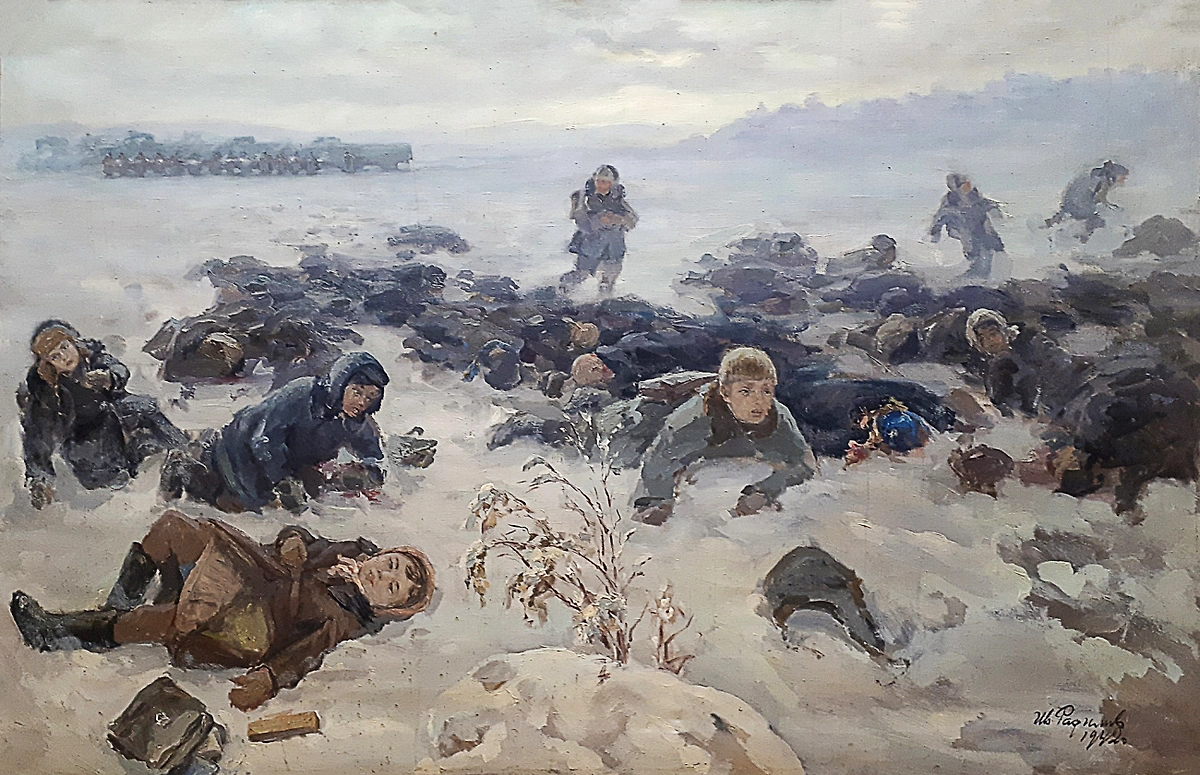 Картина Ивана Радимова «Расстрел детей под Керчью». Фото © yavarda.ru