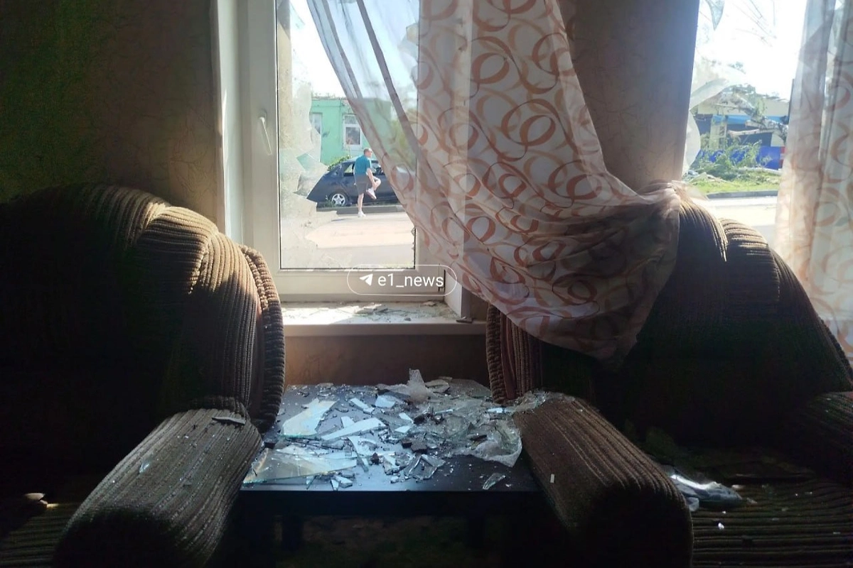 Последствия смерча в Кушве. Фото © Telegram / E1.RU | Новости Екатеринбурга