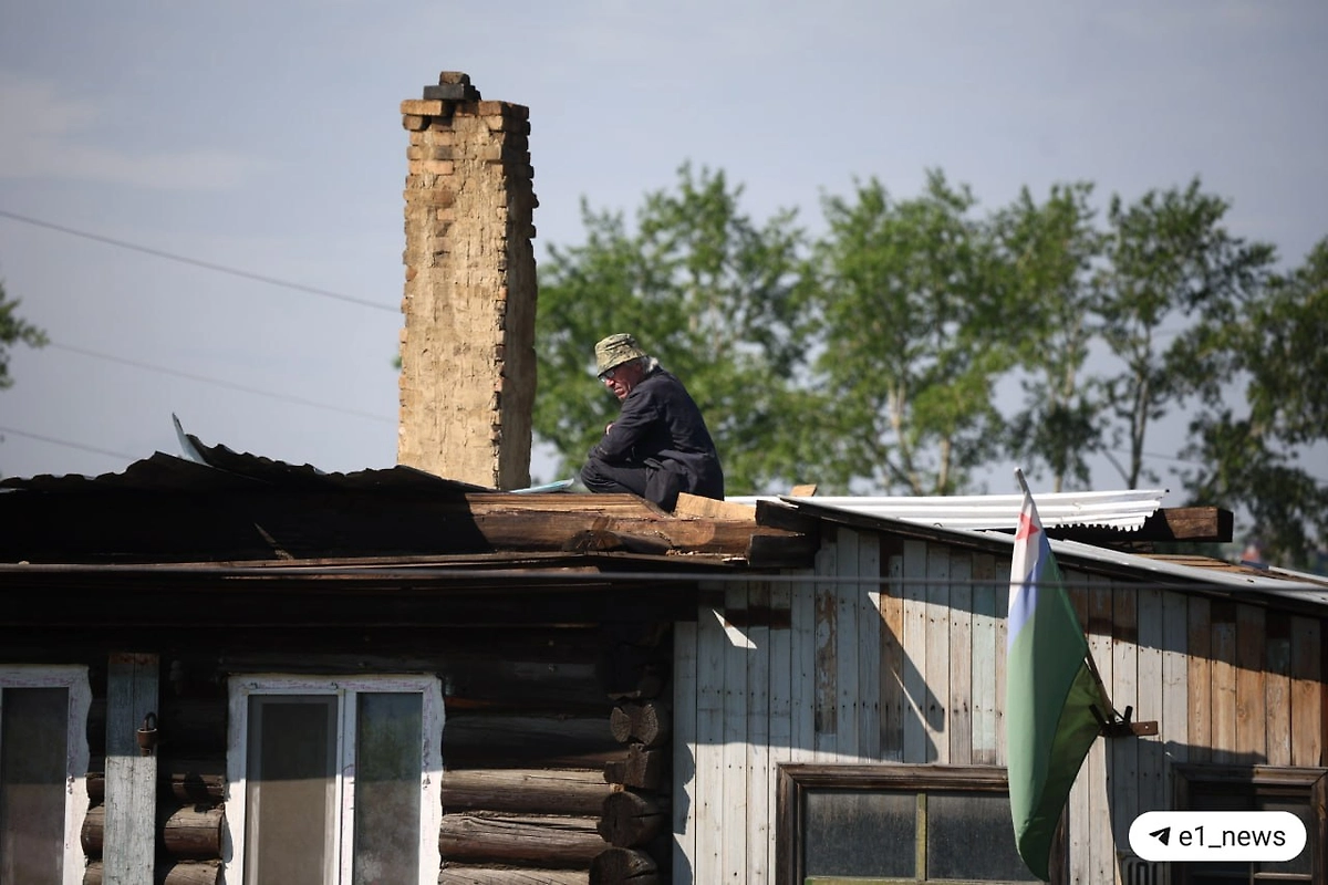 Последствия смерча в Кушве. Фото © Telegram / E1.RU | Новости Екатеринбурга