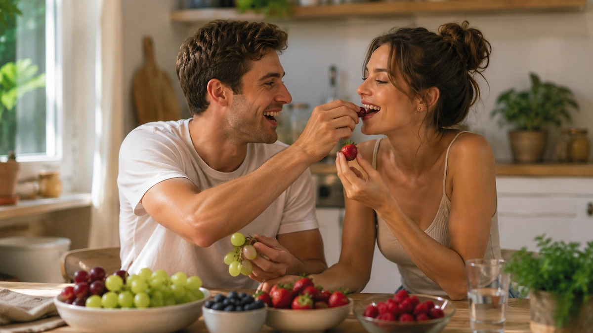 Почему виноград и ягоды не стоит есть перед сном? Топ летних продуктов, которые не дадут вам поспать. Фото © ChatGPT