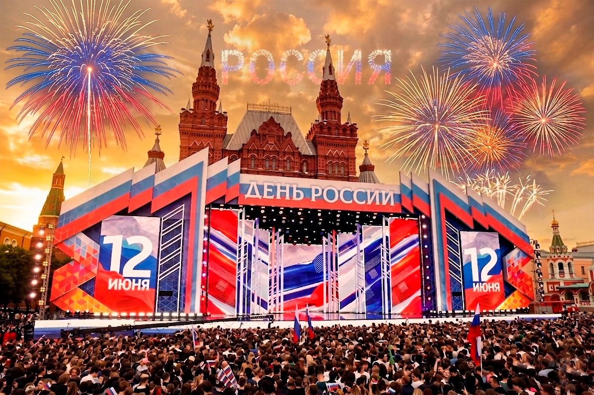 День России 2026: когда выходной, как отметить. Обложка © ТАСС / Михаил Синицын © Gemini Nano Banana