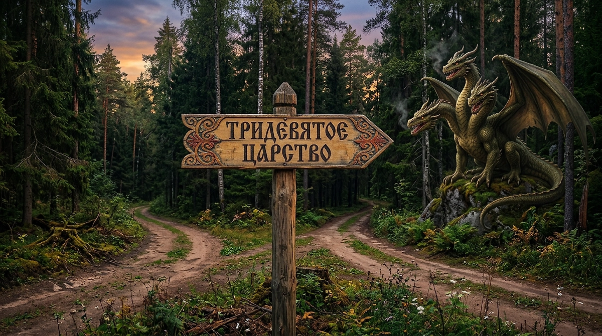 Как попасть в тридевятое царство: что скрывает география русских народных сказок? Фото © ChatGPT