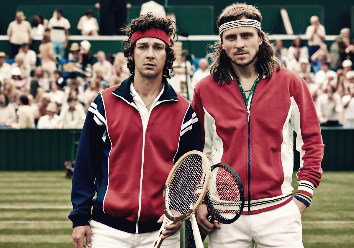 Фильм «Борг/Макинрой» / Borg McEnroe о легендарном теннисном финале Уимблдона, 2017 год. Фото © Кадр из фильма «Борг/Макинрой», режиссёр Янус Мец, сценарист Ронни Сандаль / Kinopoisk