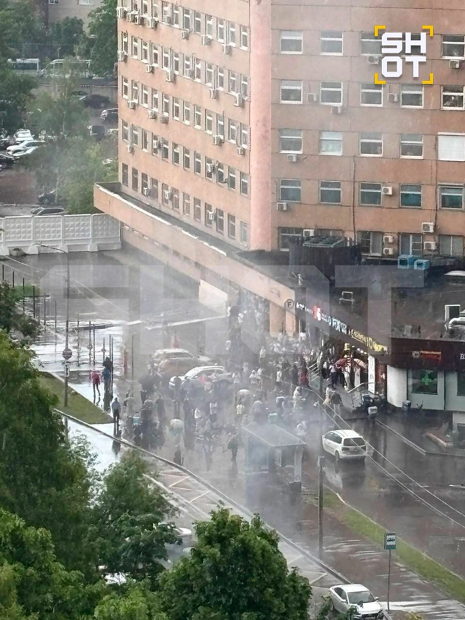 Кадр с места ЧП. © Telegram / SHOT