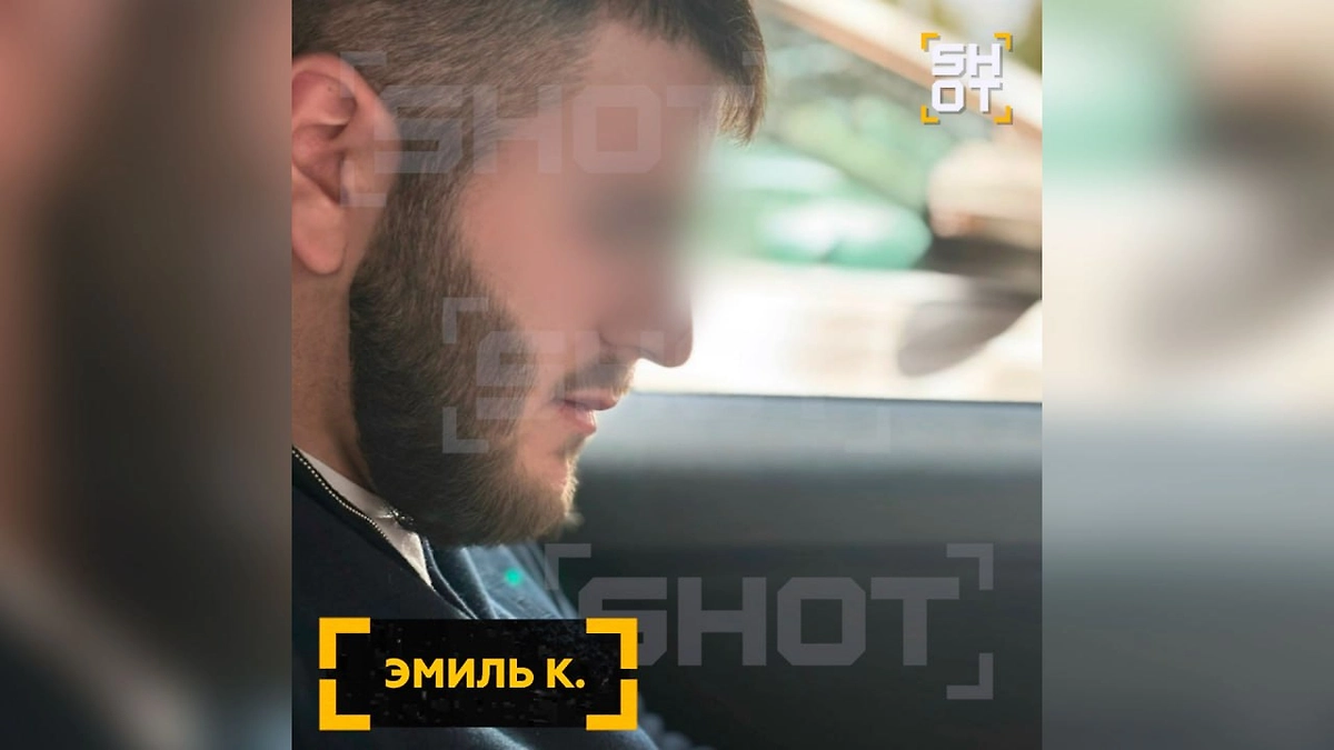 Эмиль К., задержанный по делу об убийстве в Строгино. Фото © Telegram / SHOT
