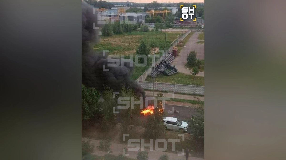 Фото с места взрыва. Фото © Telegram / SHOT