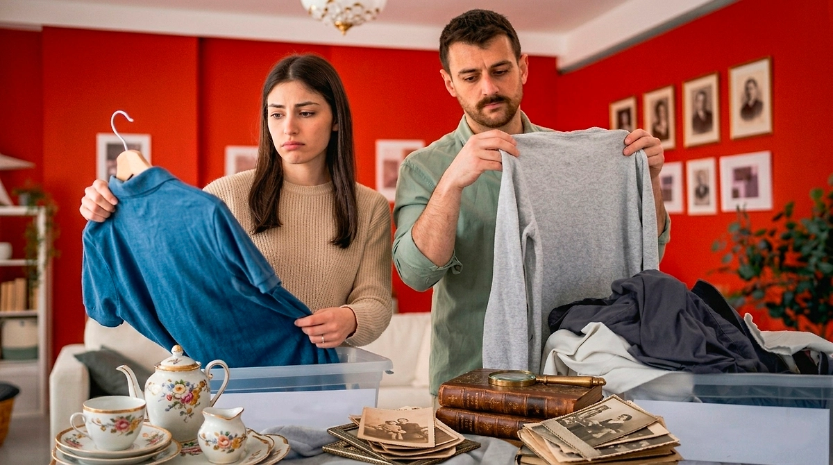 Почему вещи умерших родных становятся семейными реликвиями. Обложка © Коллаж © Life.ru, фото © Shutterstock / FOTODOM / Miljan Zivkovic, с использованием Nano Banana AI